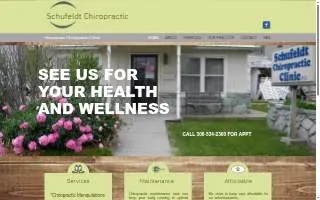 Schufeldt Chiropractic Clinic website
