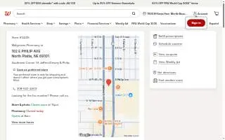 Walgreens of North Platte website
