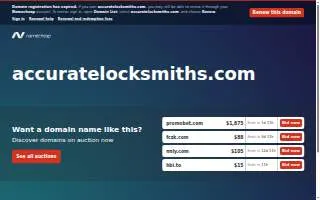Accurate Locksmith of Omaha website