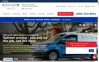 Aire Serv of Omaha website