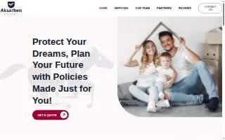 Aksarben Insurance website