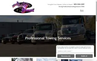 Auto 1 Towing, Inc. website