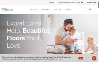 Baldwin's Flooring America website