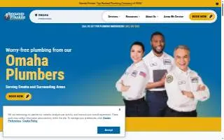 Benjamin Franklin Plumbing of Omaha website