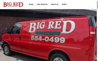 Big Red Locksmiths website