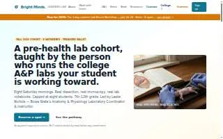 Bright Minds Learning Center of Omaha website