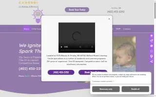 Brilliant Brains Learning Center website