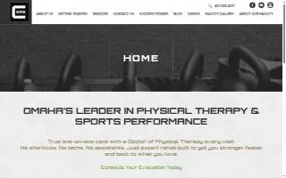 C.O.R.E. Physical Therapy and Sports Performance website