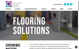 Commercial Flooring Systems of Omaha website