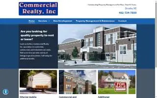 Commercial Realty of Omaha website