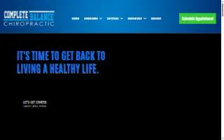 Complete Balance Chiropractic of Omaha website