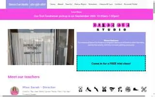 Dance Cue Studio website