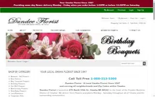 Dundee Florist website