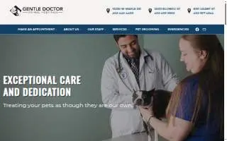Gentle Doctor Animal Hospital of Omaha website