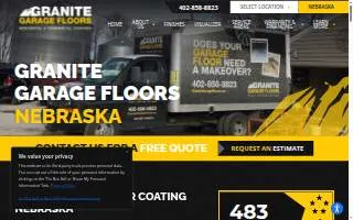 Granite Garage Floors - Omaha website