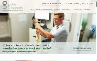 Green Chiropractic website