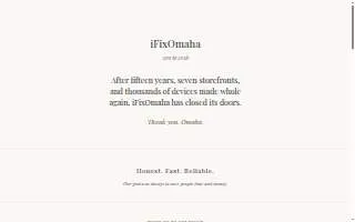 iFixOmaha Cass Court of Omaha website