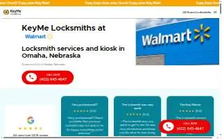 KeyMe Locksmiths of Omaha website
