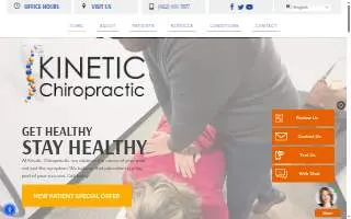 Kinetic Chiropractic of Omaha website