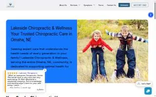 Lakeside Chiropractic of Omaha website