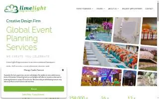 LimeLight Expressions - Event Design Firm of Omaha website