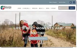 Makovicka Physical Therapy of Omaha website