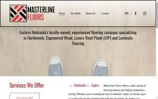 Masterline Floors website