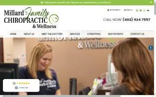 Millard Family Chiropractic & Wellness website