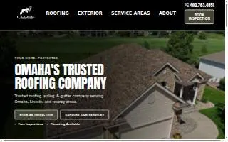 Moose Roofing website