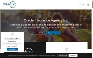 Oracle Insurance Agency website