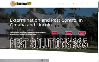Pest Solutions 365 website
