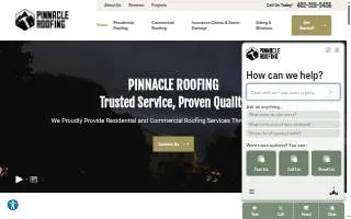 Pinnacle Roofing of Omaha website