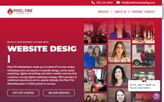 Pixel Fire Marketing website