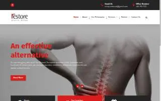 Restore Physical Therapy of Omaha website