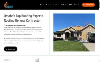 Rocket Roofing General Contractor - Omaha website