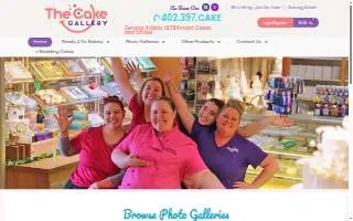 The Cake Gallery website
