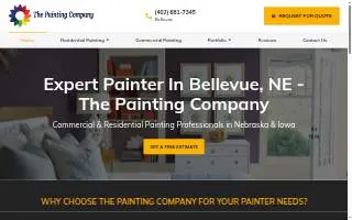 The Painting Company of Omaha website