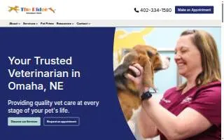 The Ridge Veterinary Clinic website
