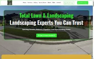 Total Lawn and Landscaping website