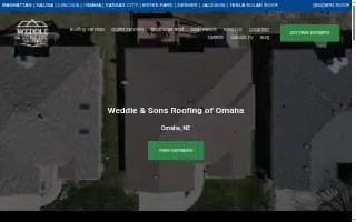 Weddle and Sons Roofing of Omaha website