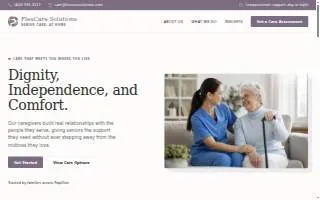 FlexCare Solutions website