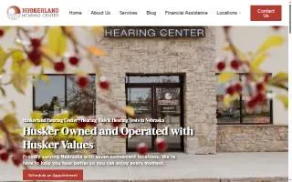 HuskerLand Hearing Center of Papillion website