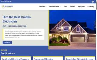 JS Russell Electric l Omaha Electrician website
