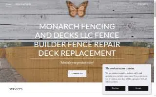 Monarch Fence Co. of Papillion website