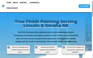 True Finish Painting LLC website