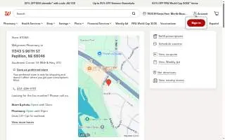 Walgreens Pharmacy of Papillion website