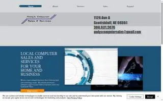 Andy's Computer Sales & Services website