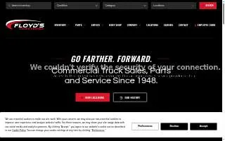 Floyd's Truck Center website