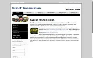 Russel's Transmission Services website
