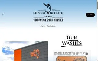Shaggy Buffalo Car Wash website